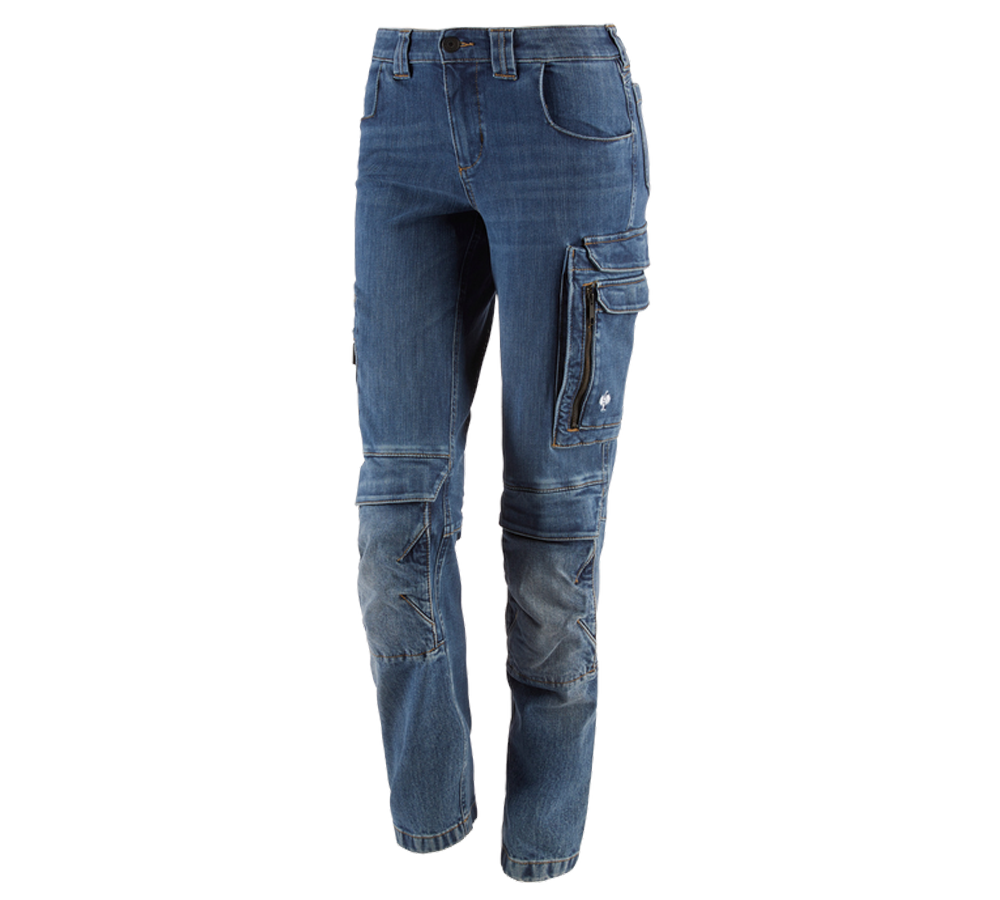 Primary image Cargo worker jeans e.s.concrete, ladies' stonewashed