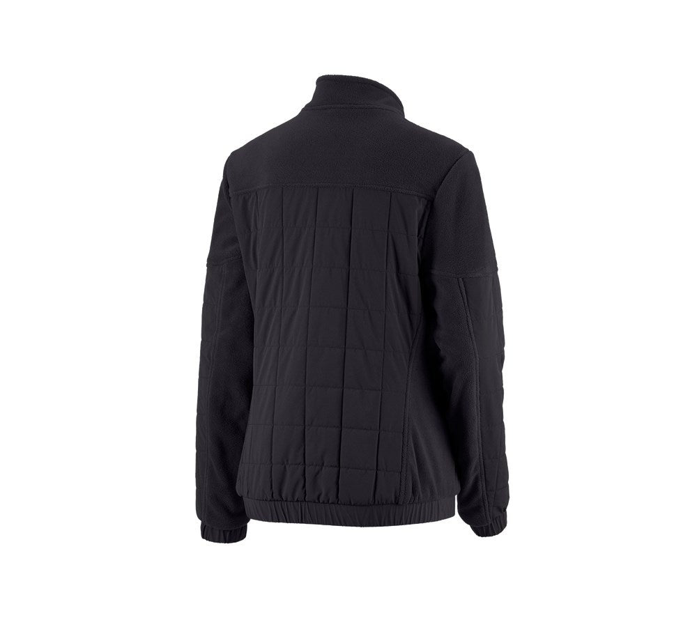 Secondary image Hybrid fleece jacket e.s.concrete, ladies' black
