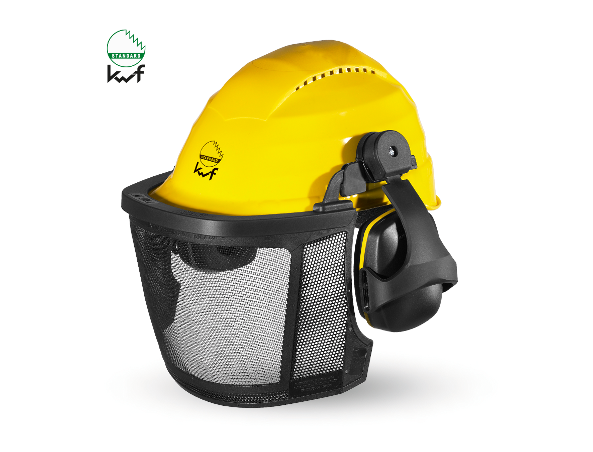 Primary image KWF Forester's helmet combination Professional yellow