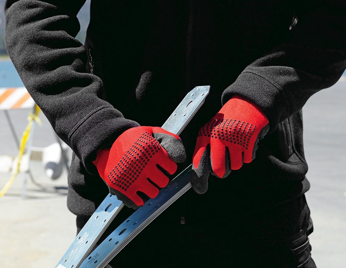 Additional image 1 Latex knitted gloves Techno Grip S
