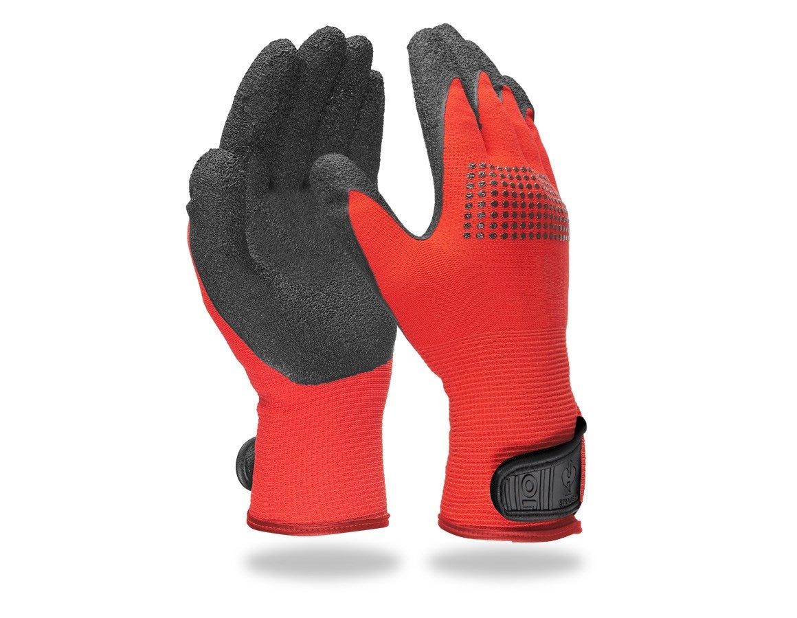Primary image Latex knitted gloves Techno Grip S