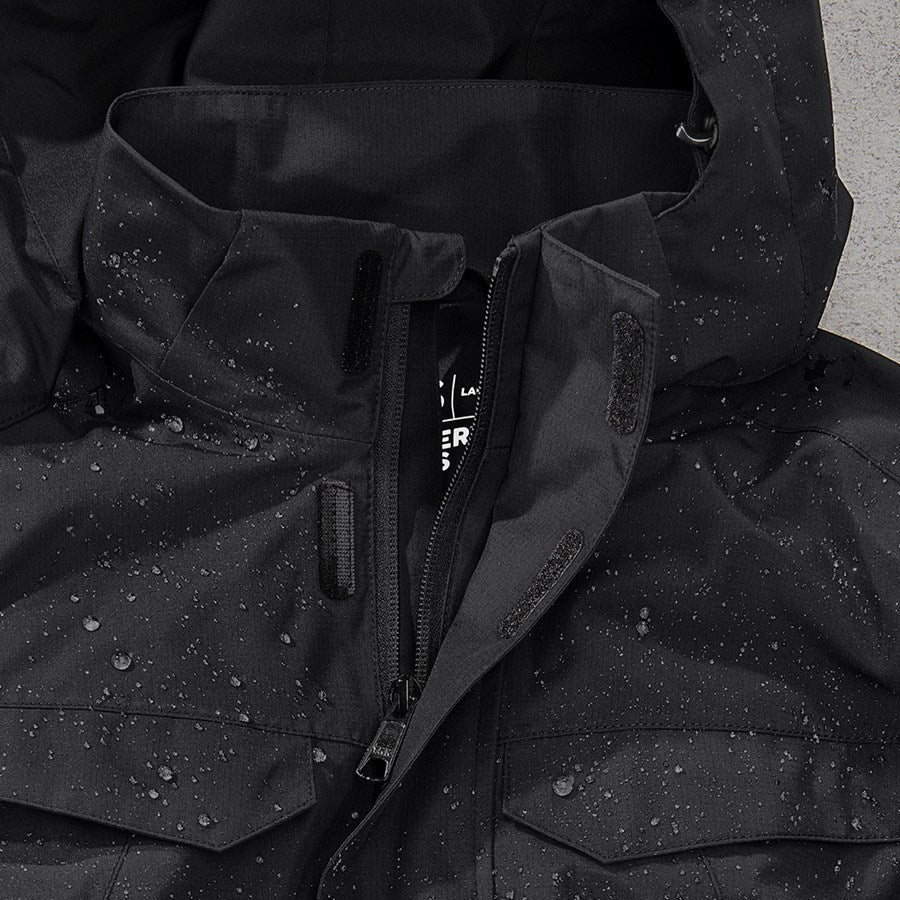 Detailed image Rain jacket e.s.concrete, ladies' black