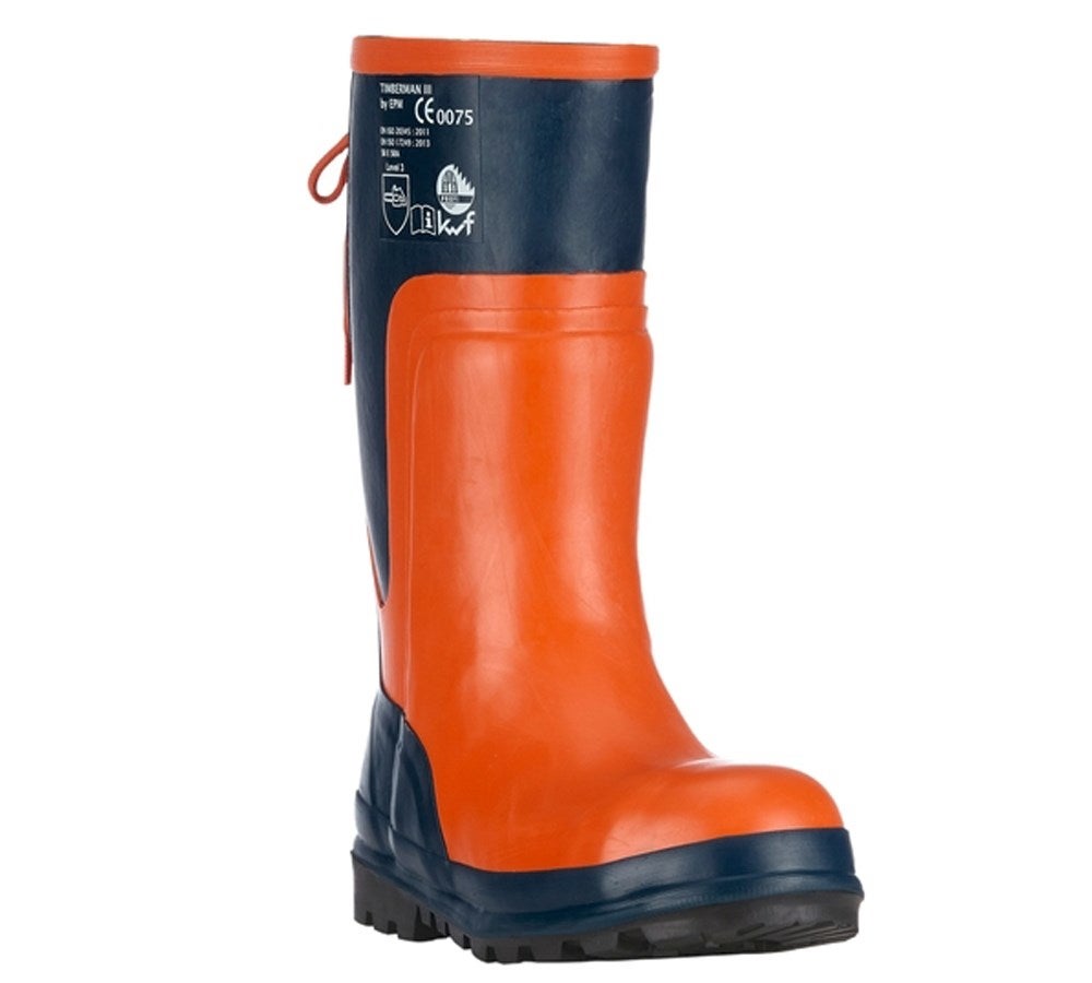 Secondary image SB Forestry safety boots Timberman III blue/orange