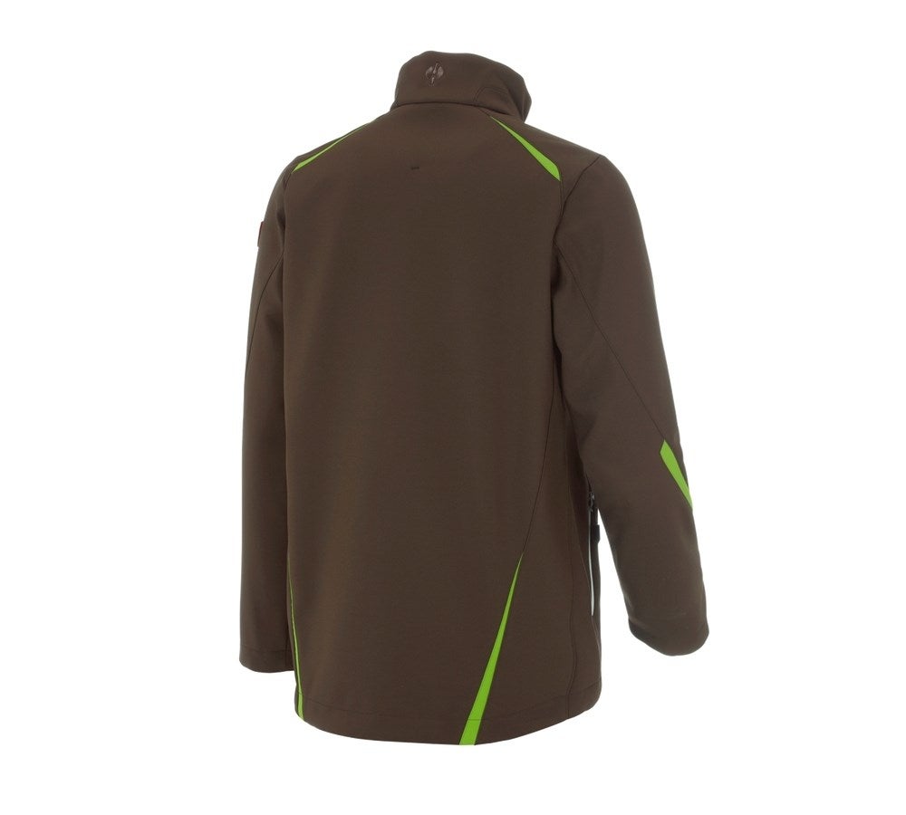Secondary image Softshell jacket e.s.motion 2020 chestnut/seagreen