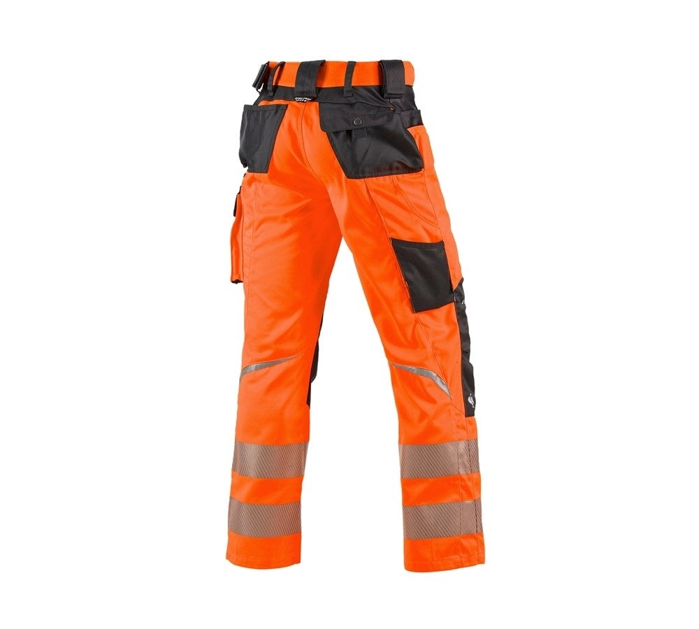 Secondary image High-vis trousers e.s.motion high-vis orange/anthracite