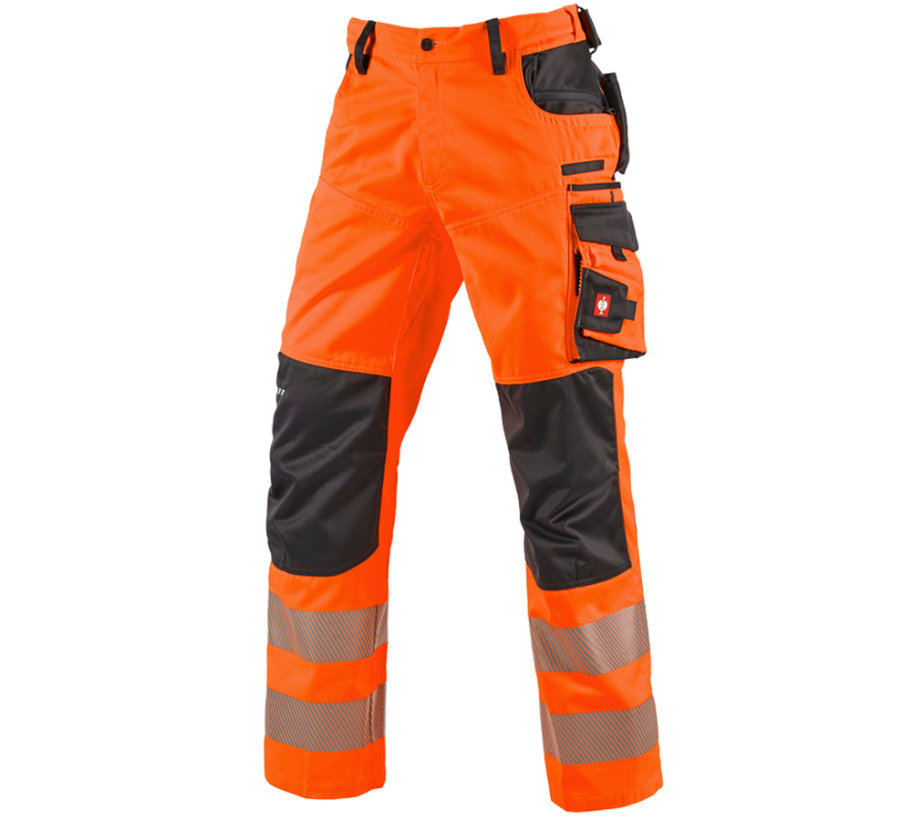 Primary image High-vis trousers e.s.motion high-vis orange/anthracite