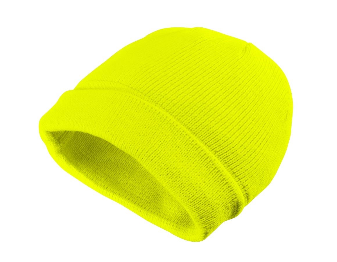 Primary image Winter knitted cap Neon yellow