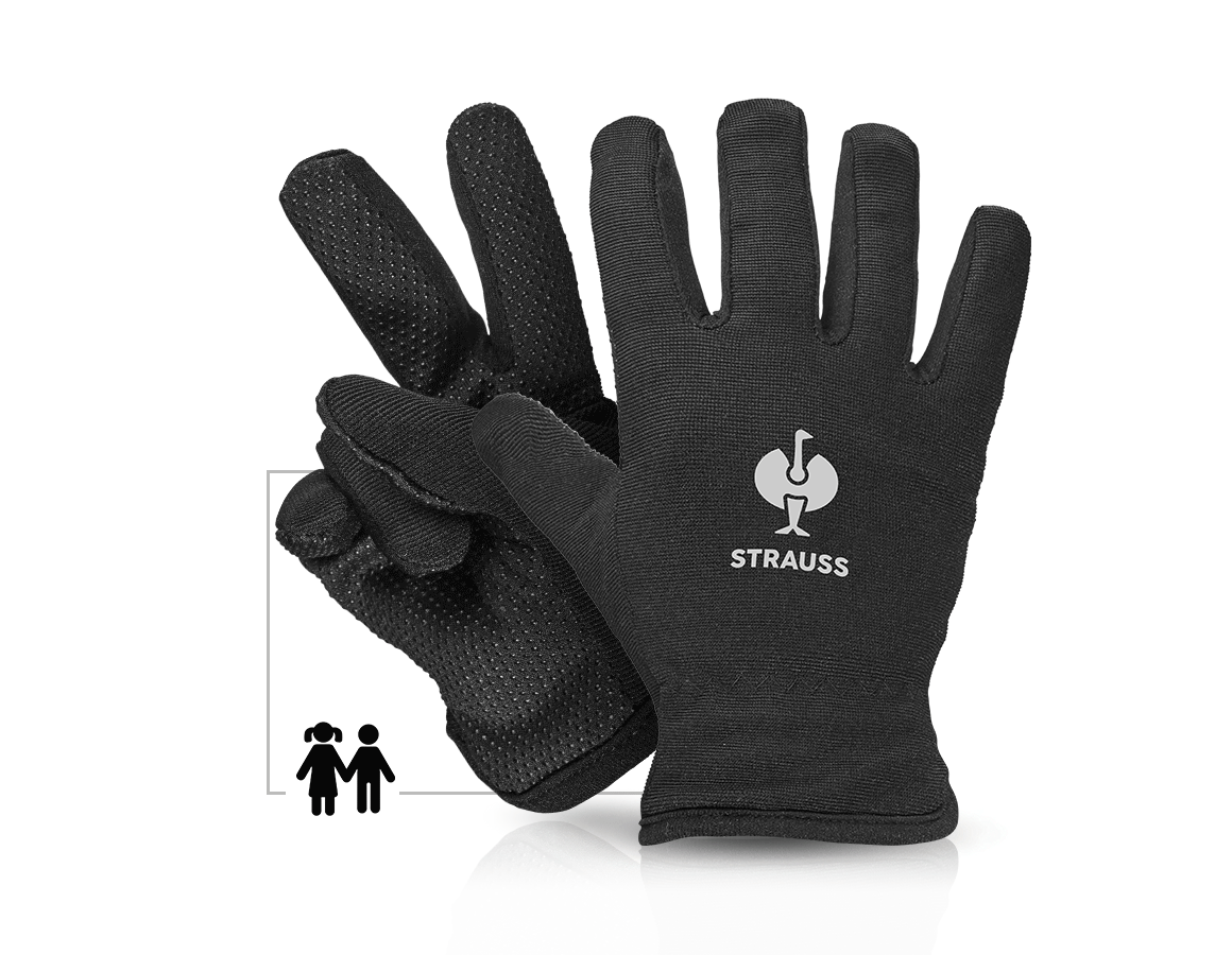 Primary image e.s. Children's winter gloves Fleece Comfort black