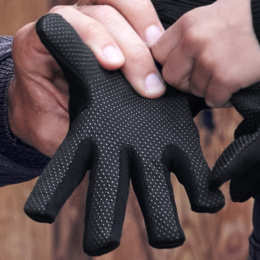 Detailed image e.s. Children's winter gloves Fleece Comfort black