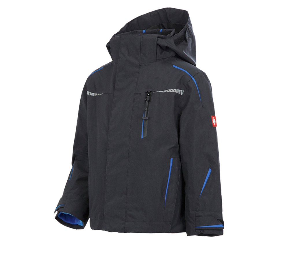 Primary image 3 in 1 functional jacket e.s.motion 2020,  childr. graphite/gentianblue