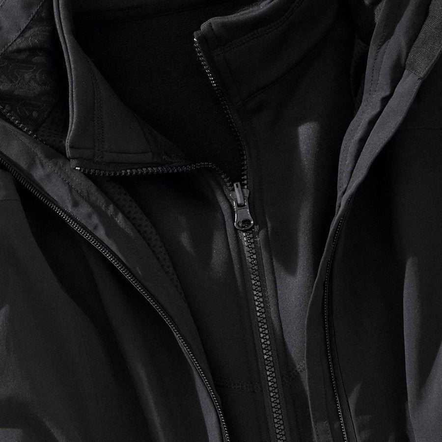 Detailed image 3 in 1 functional jacket e.s.vision, children's black