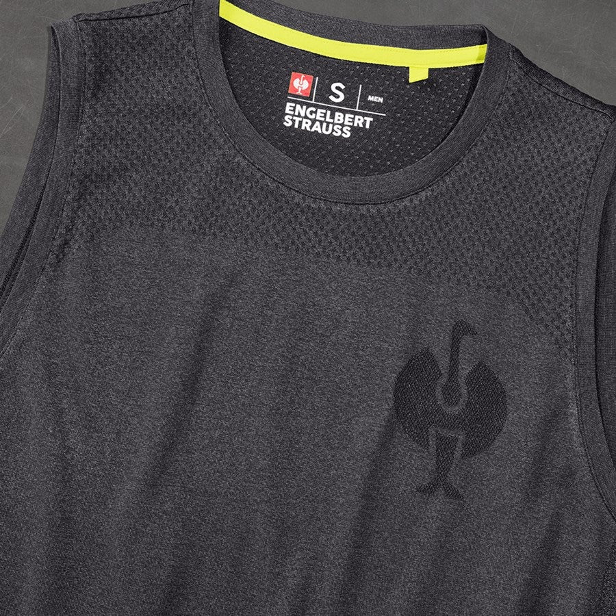 Detailed image Athletics-shirt seamless e.s.trail black melange
