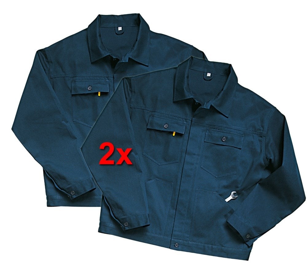 Primary image Basic - cotton Jacket (pack of 2) navy