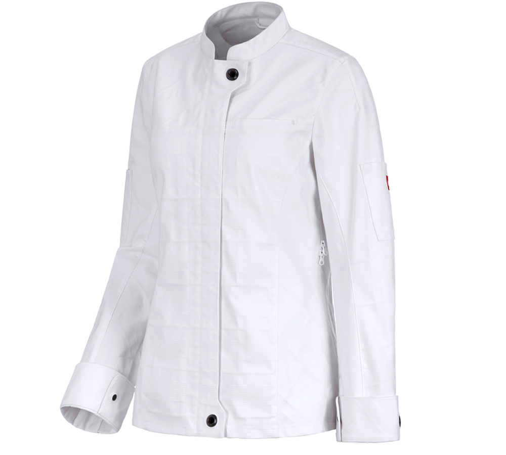 Primary image Work jacket long sleeved e.s.fusion, ladies' white