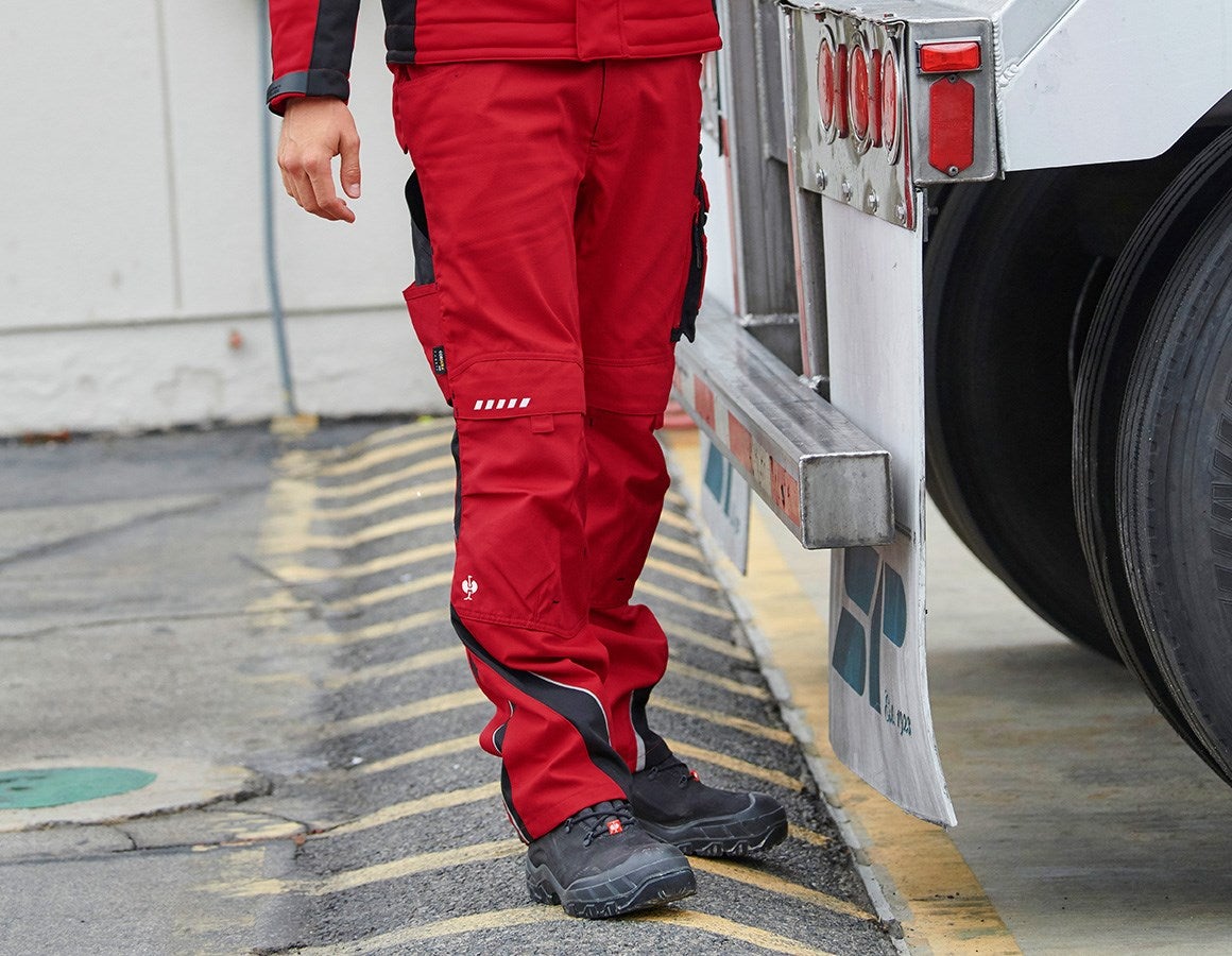 Additional image 1 Trousers e.s.motion Winter red/black