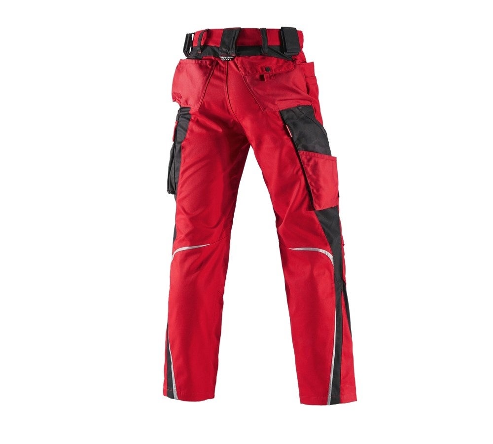 Secondary image Trousers e.s.motion Winter red/black