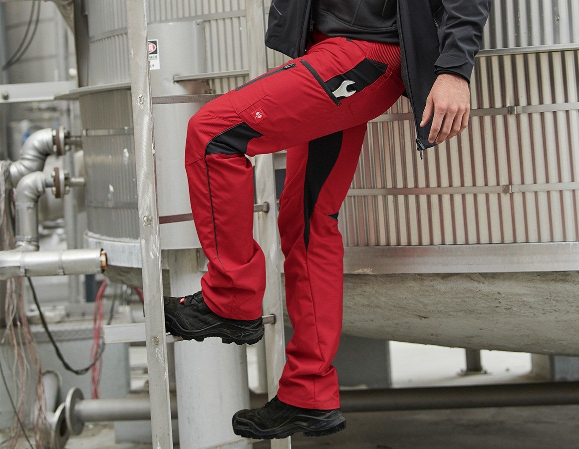 Additional image 1 Trousers e.s.vision, men's red/black