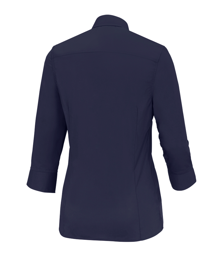 Secondary image Business blouse e.s.comfort, 3/4-sleeve navy