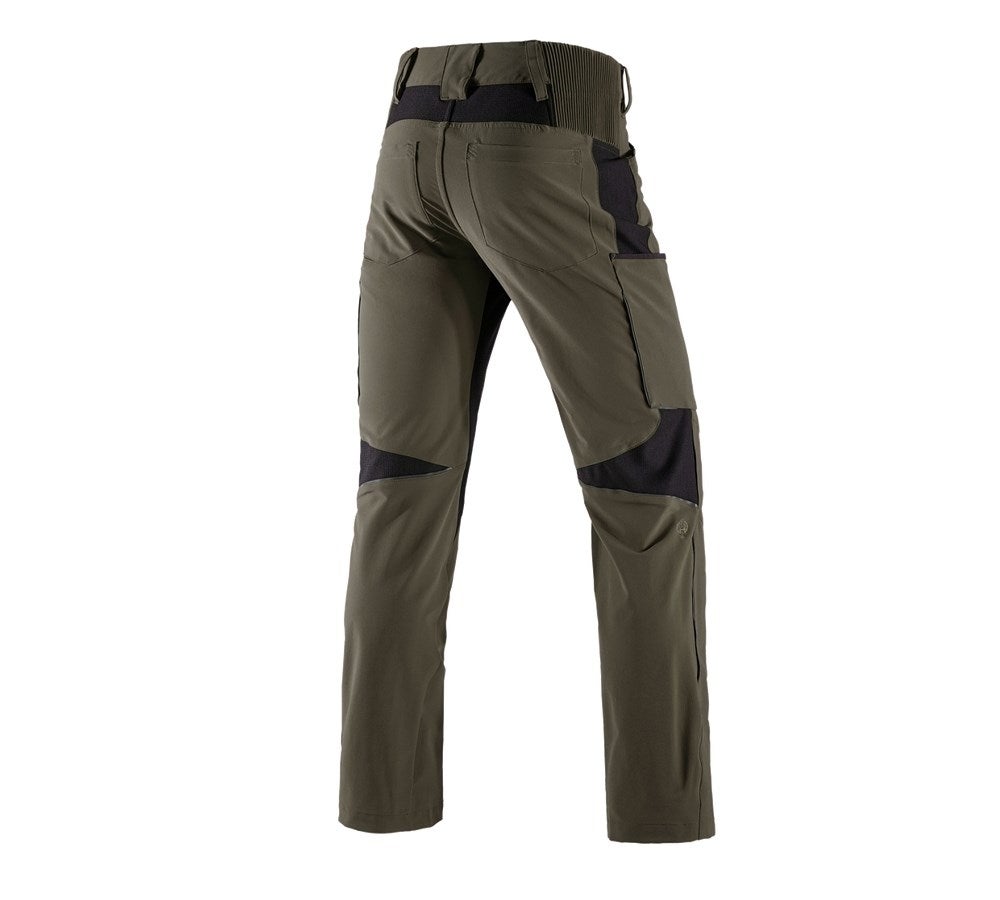 Secondary image Cargo trousers e.s.vision stretch, men's moss/black