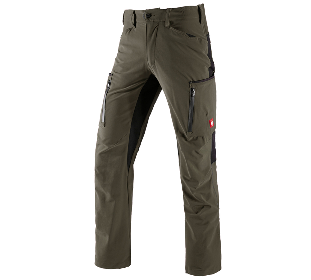 Primary image Cargo trousers e.s.vision stretch, men's moss/black