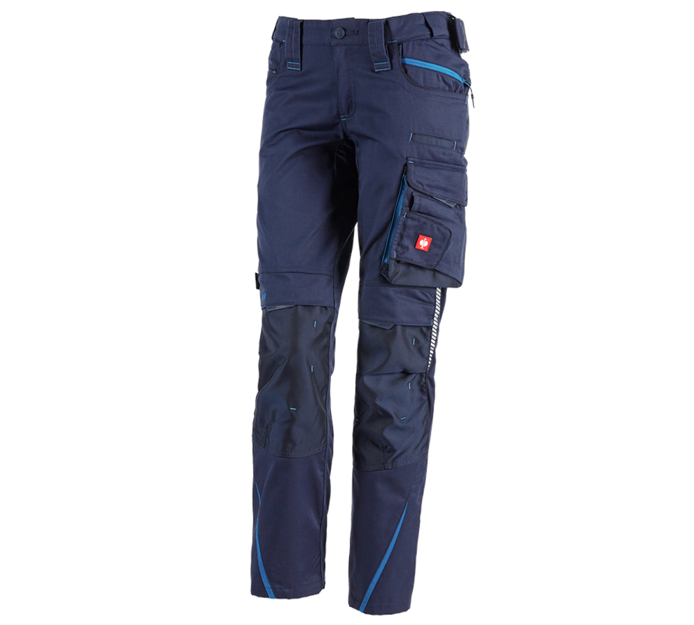 Primary image Ladies' trousers e.s.motion 2020 navy/atoll