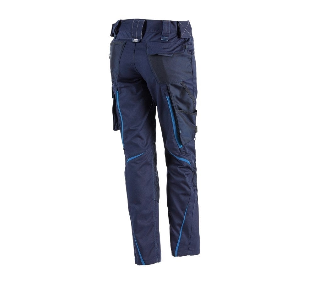 Secondary image Ladies' trousers e.s.motion 2020 navy/atoll