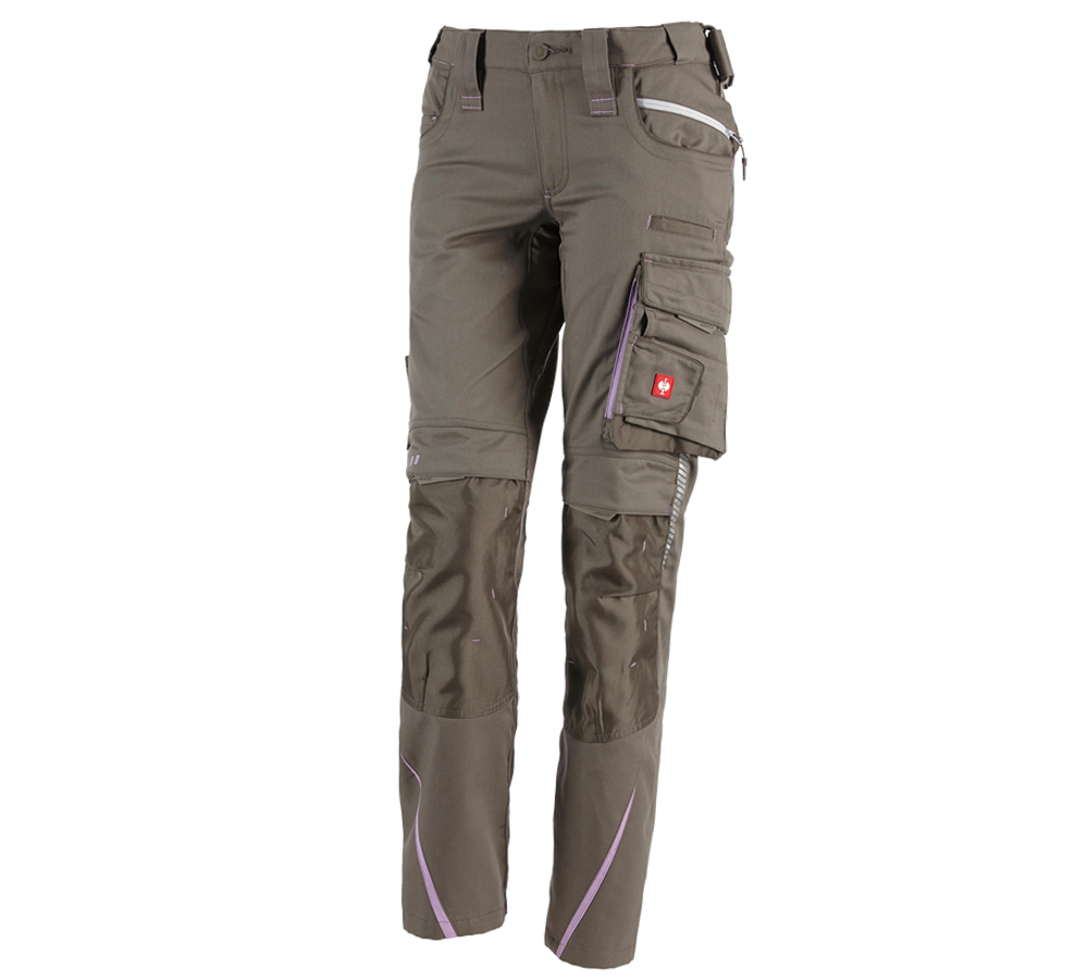 Primary image Ladies' trousers e.s.motion 2020 stone/lavender