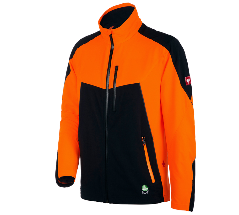 Primary image Forestry jacket e.s.vision summer high-vis orange/black