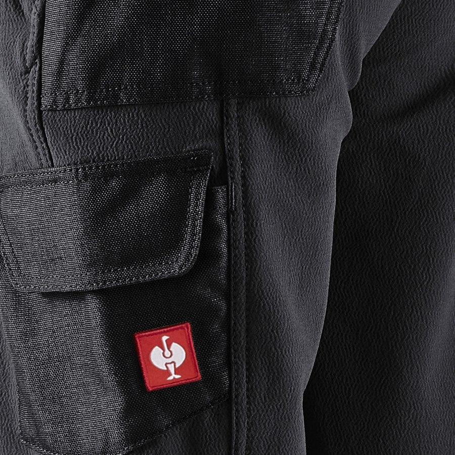 Detailed image Funct.cargo trousers e.s.dynashield solid,child. black