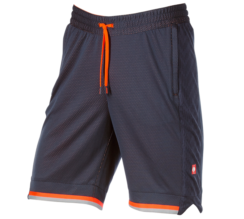 Primary image Functional shorts e.s.ambition navy/high-vis orange