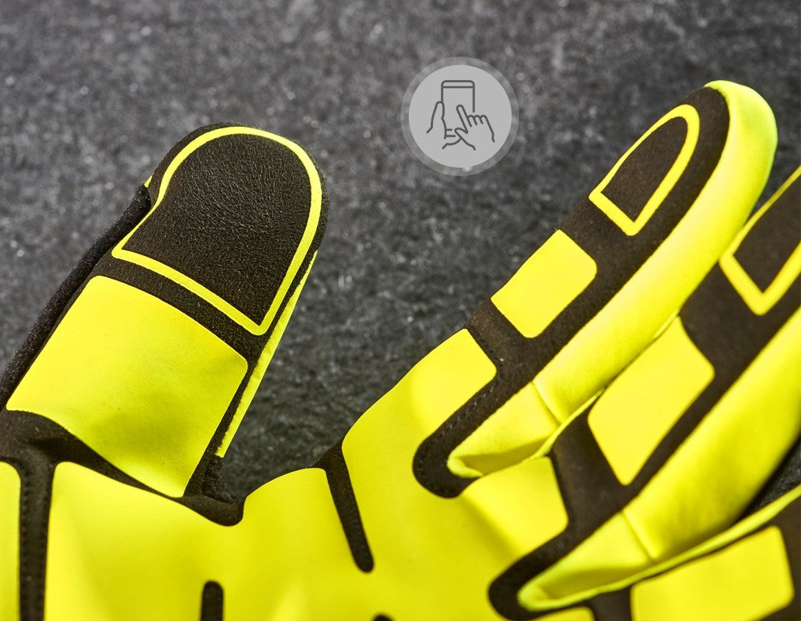 Additional image 1 Gloves e.s.trail winter black/acid yellow