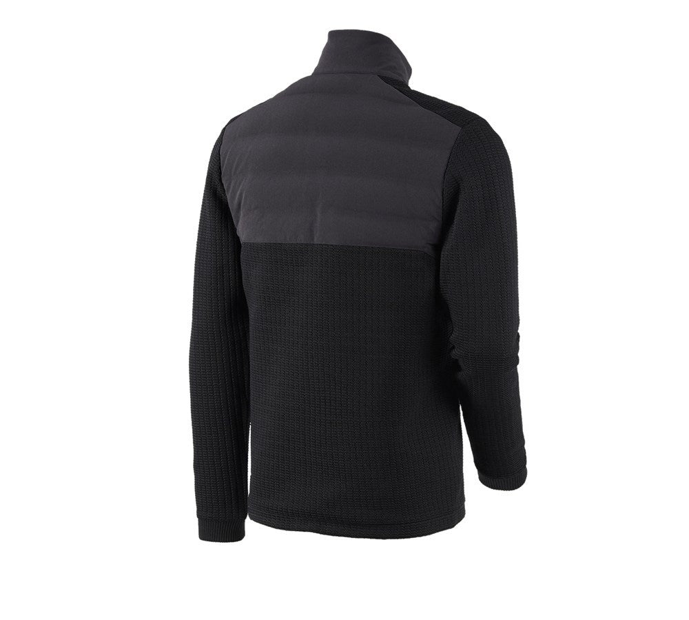 Secondary image Hybrid knitted jacket e.s.trail black