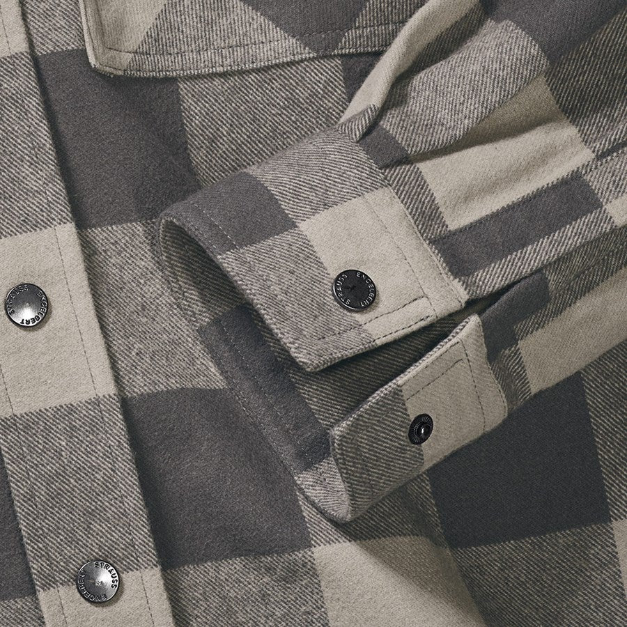 Detailed image Check shirt e.s.iconic dolphingrey/carbongrey