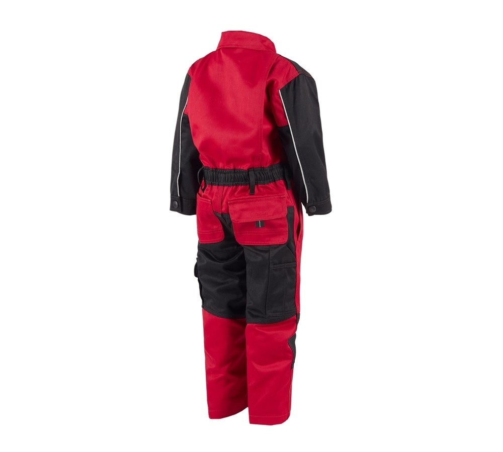 Secondary image Children's overall e.s.image red/black