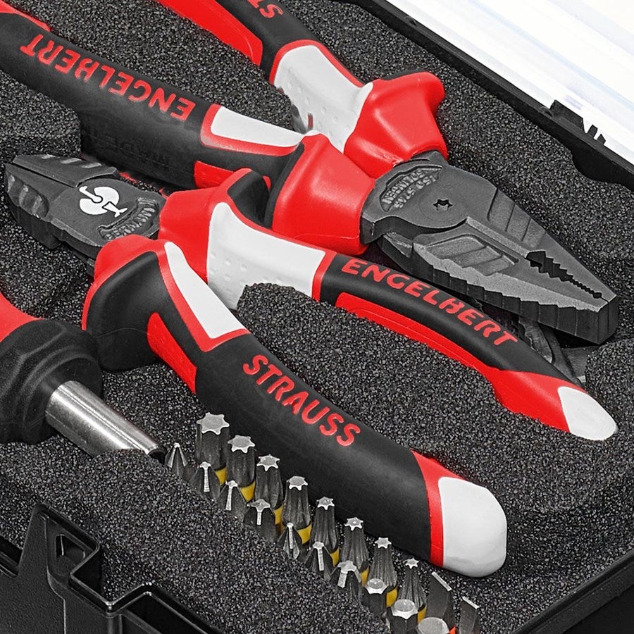 Detailed image Power pliers set in STRAUSSbox mini 