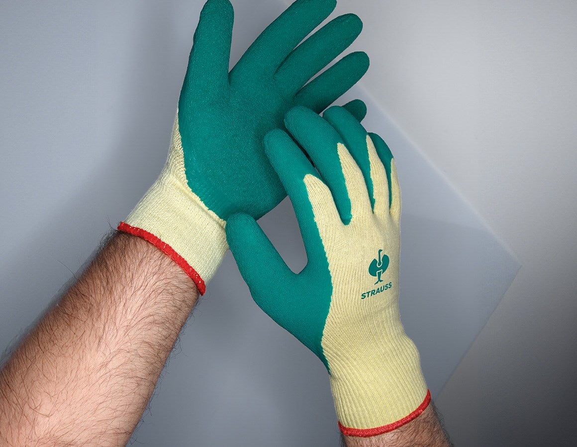 Main action image Latex knitted gloves Super Grip S