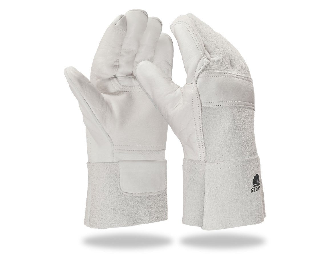 Primary image Leather welder’s gloves, reinforced 10