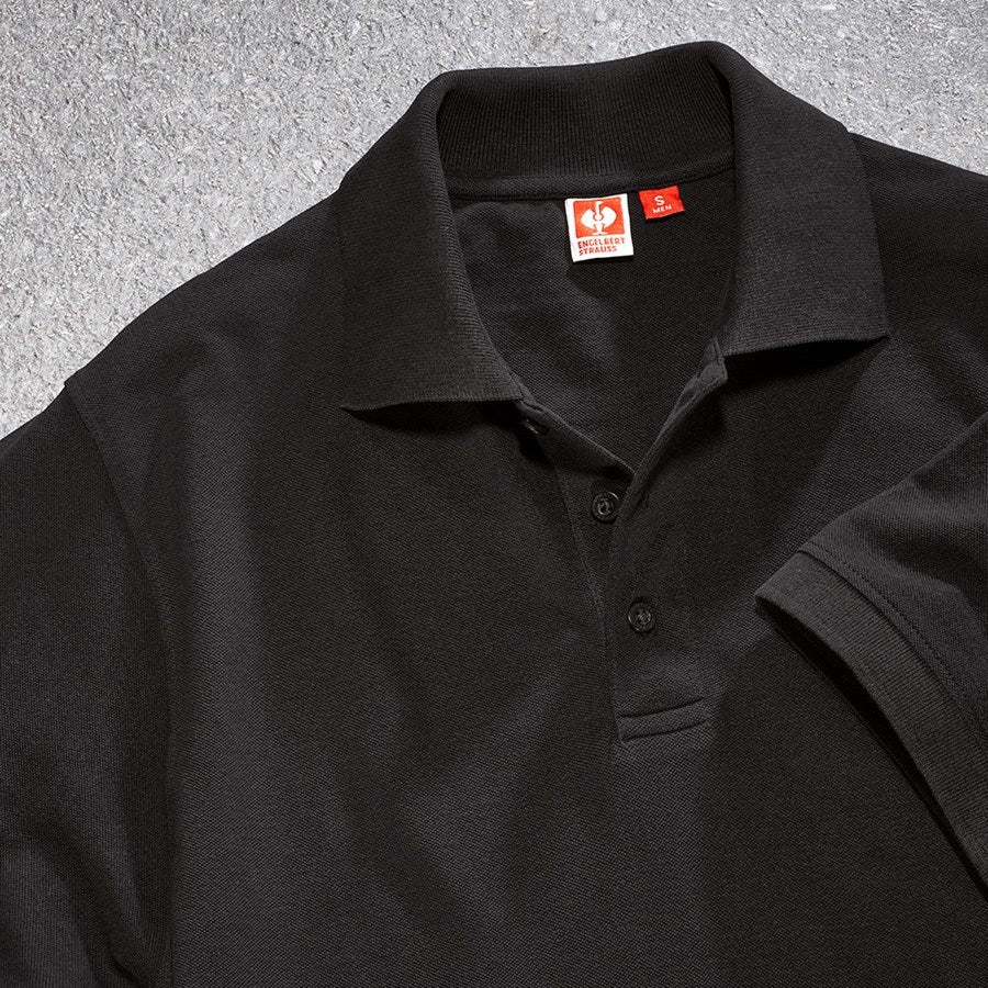 Detailed image Pique-Polo e.s.industry black