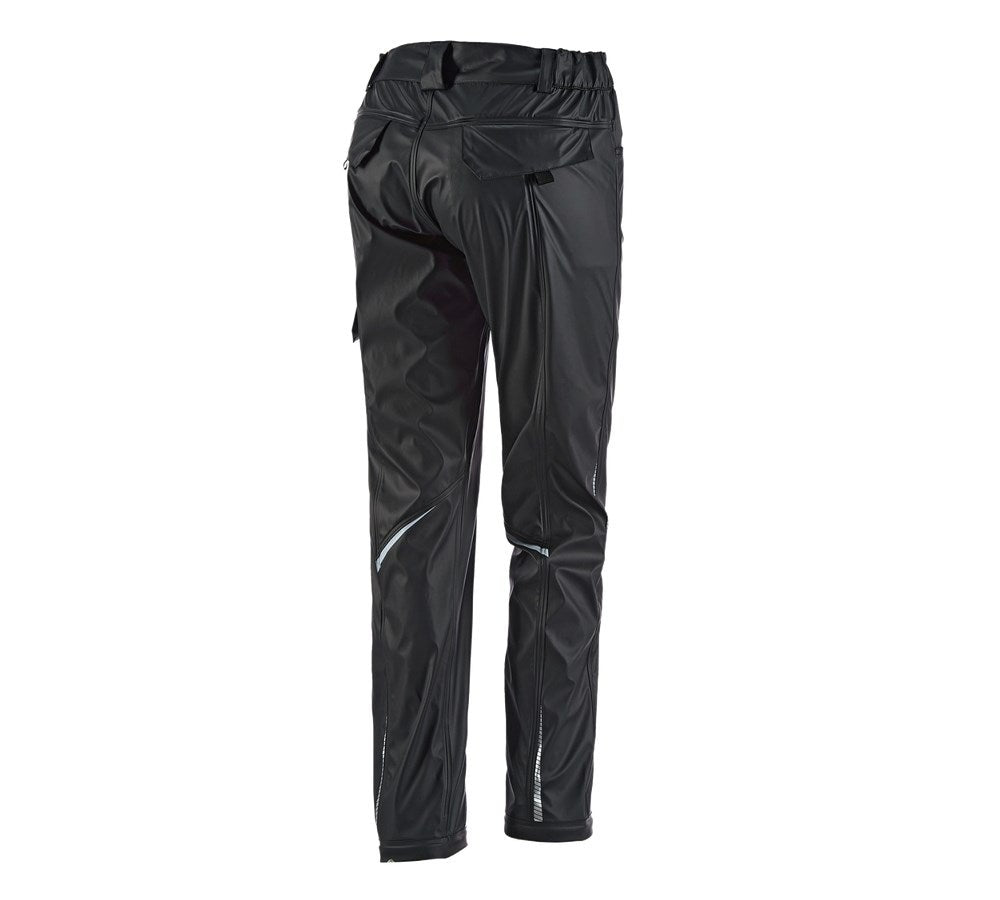 Secondary image Rain trousers e.s.motion 2020 superflex, ladies' black/platinum