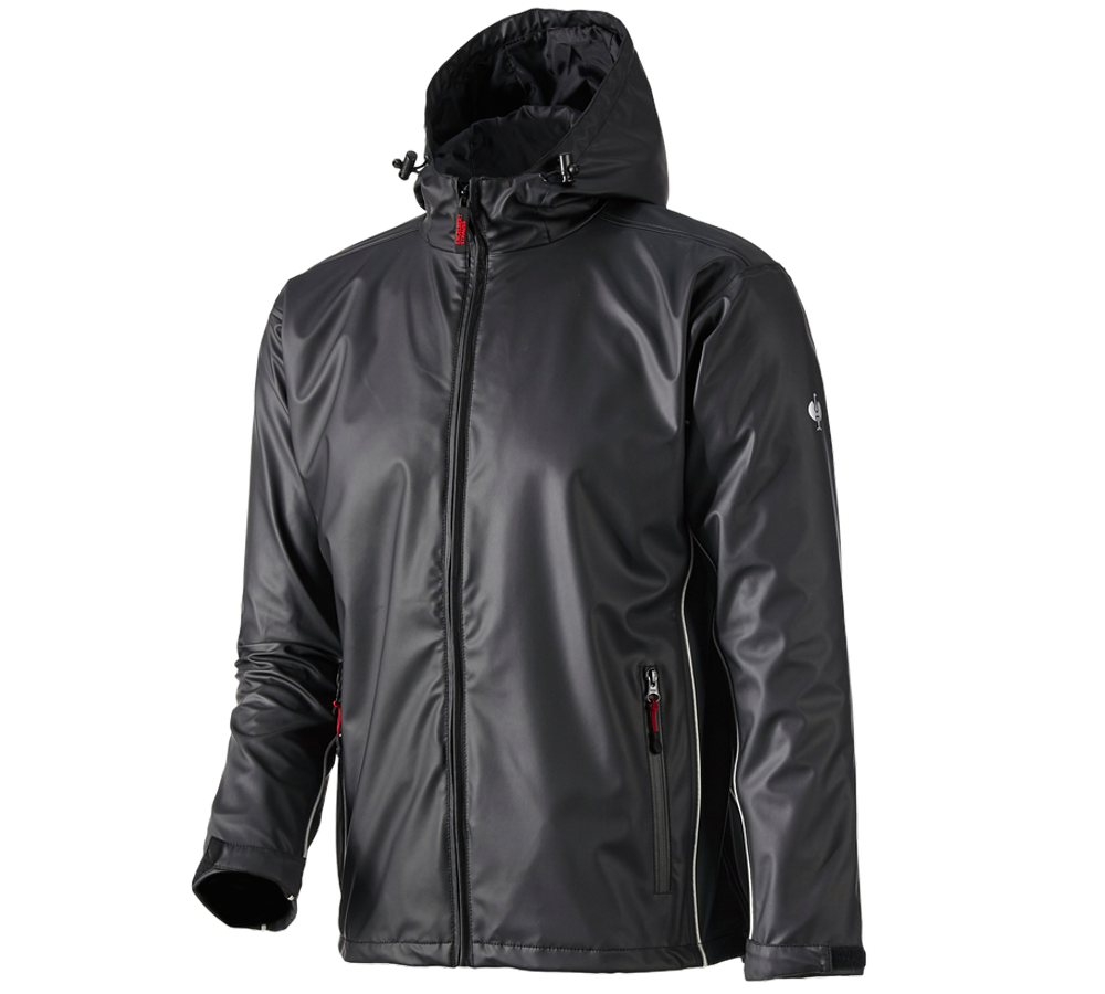 Primary image Rain jacket flexactive black/grey