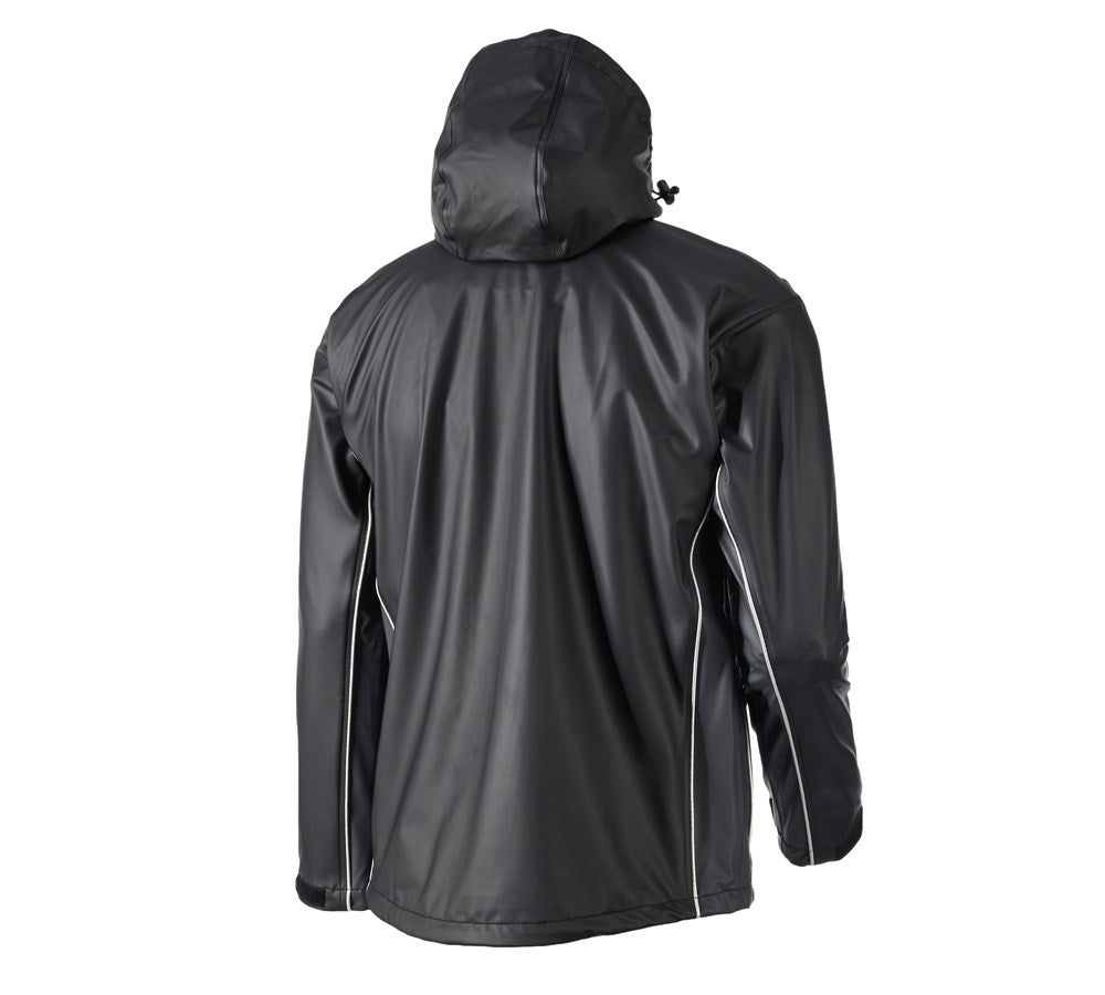 Secondary image Rain jacket flexactive black/grey