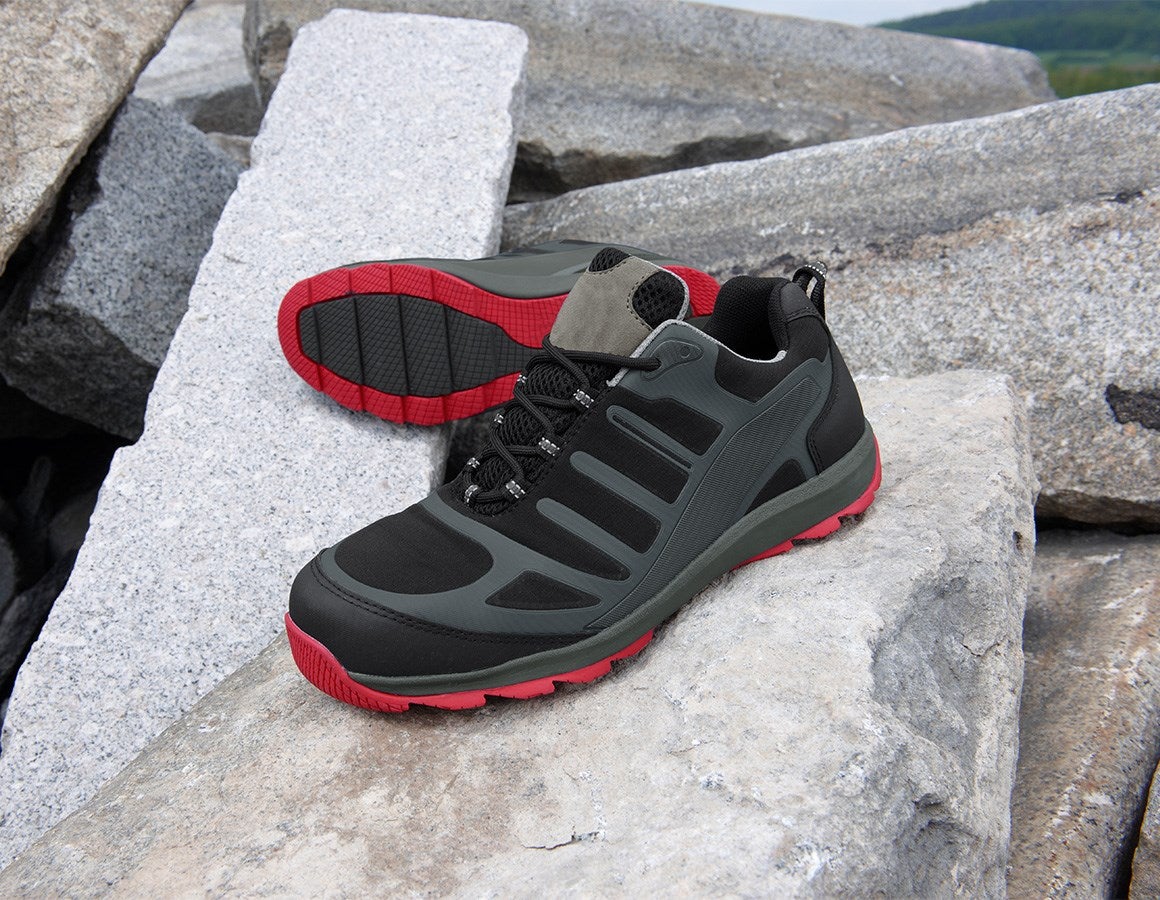 Main action image S1 Safety shoes Tripoli black/grey