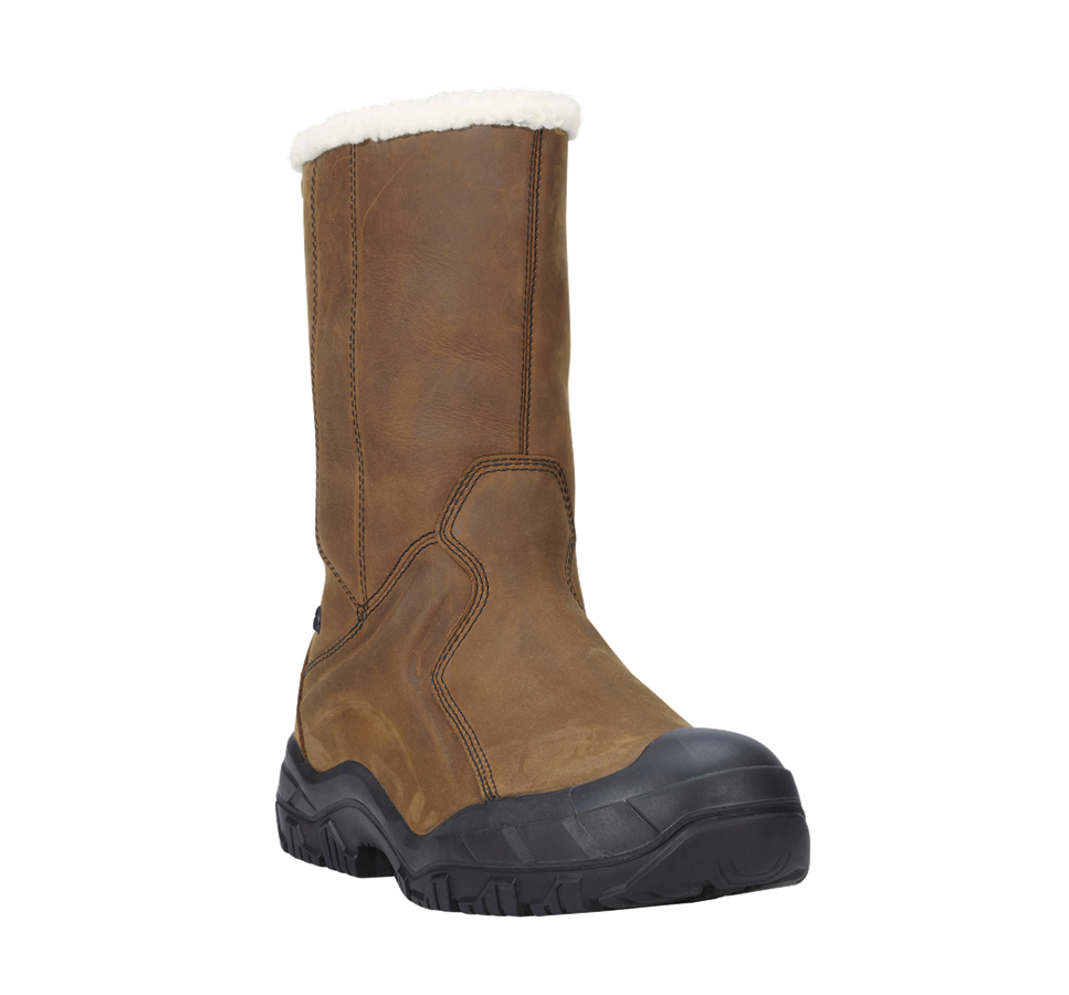 Secondary image S3 Safety slip-on boots e.s. Okomu high brown