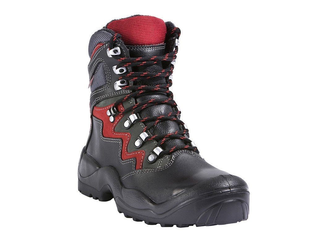 Secondary image S3 Winter safety boots Lech black/anthracite/red