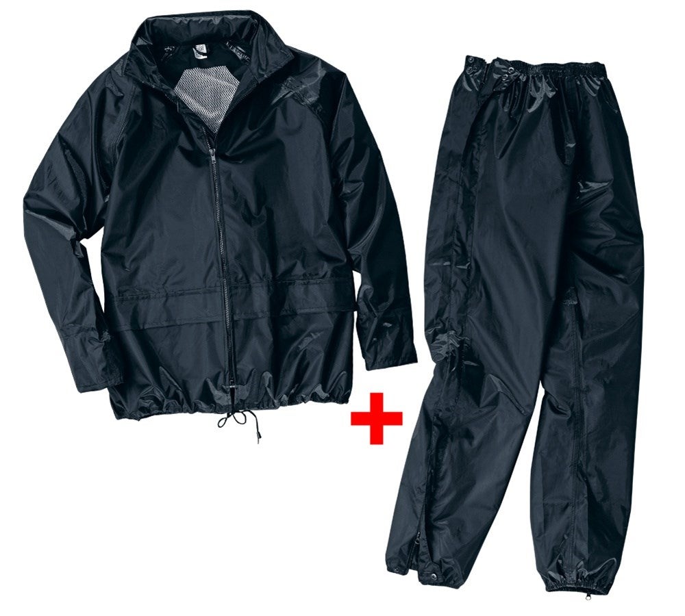 Primary image Rain jacket/trousers set black