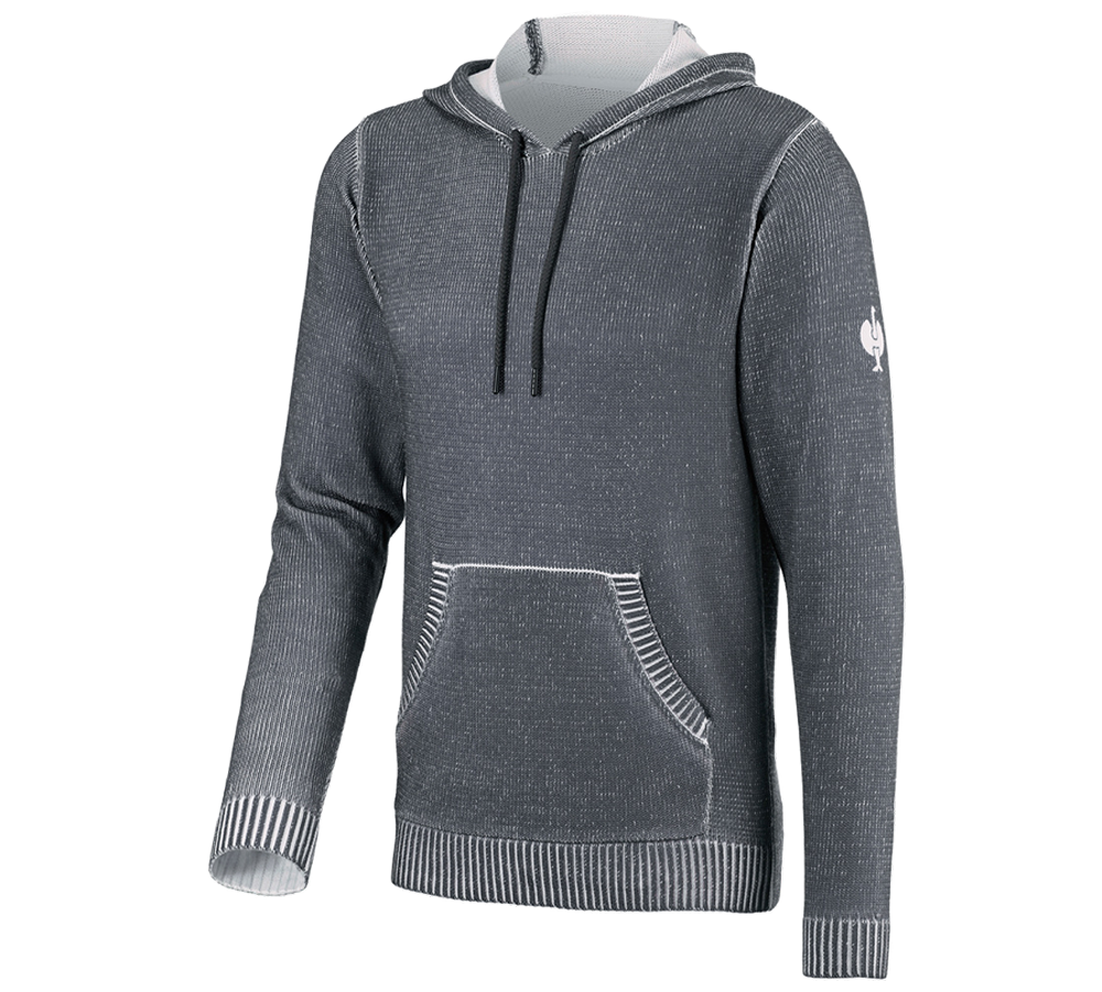 Primary image Knitted hoody e.s.iconic carbongrey