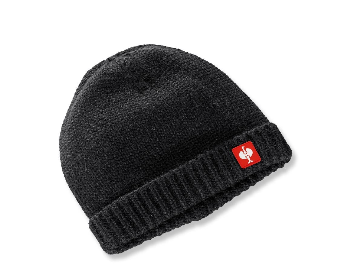Primary image Knitted cap e.s.roughtough black