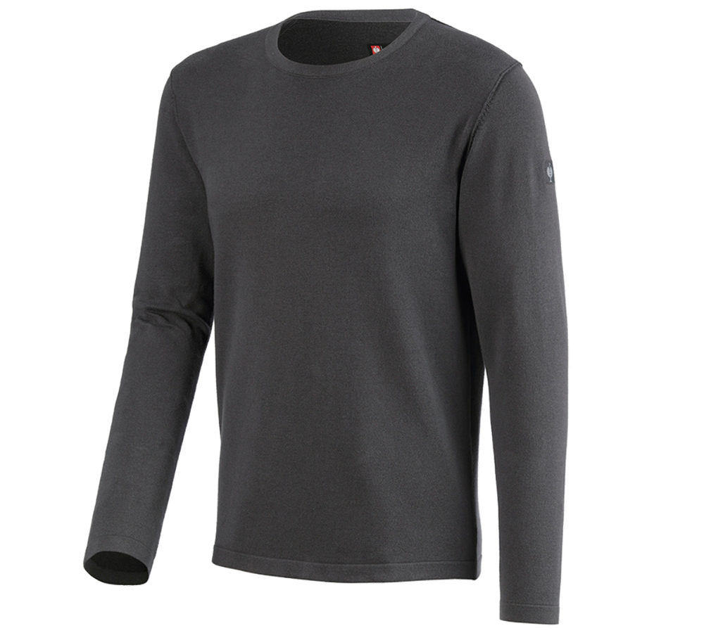 Primary image Knitted pullover e.s.iconic carbongrey
