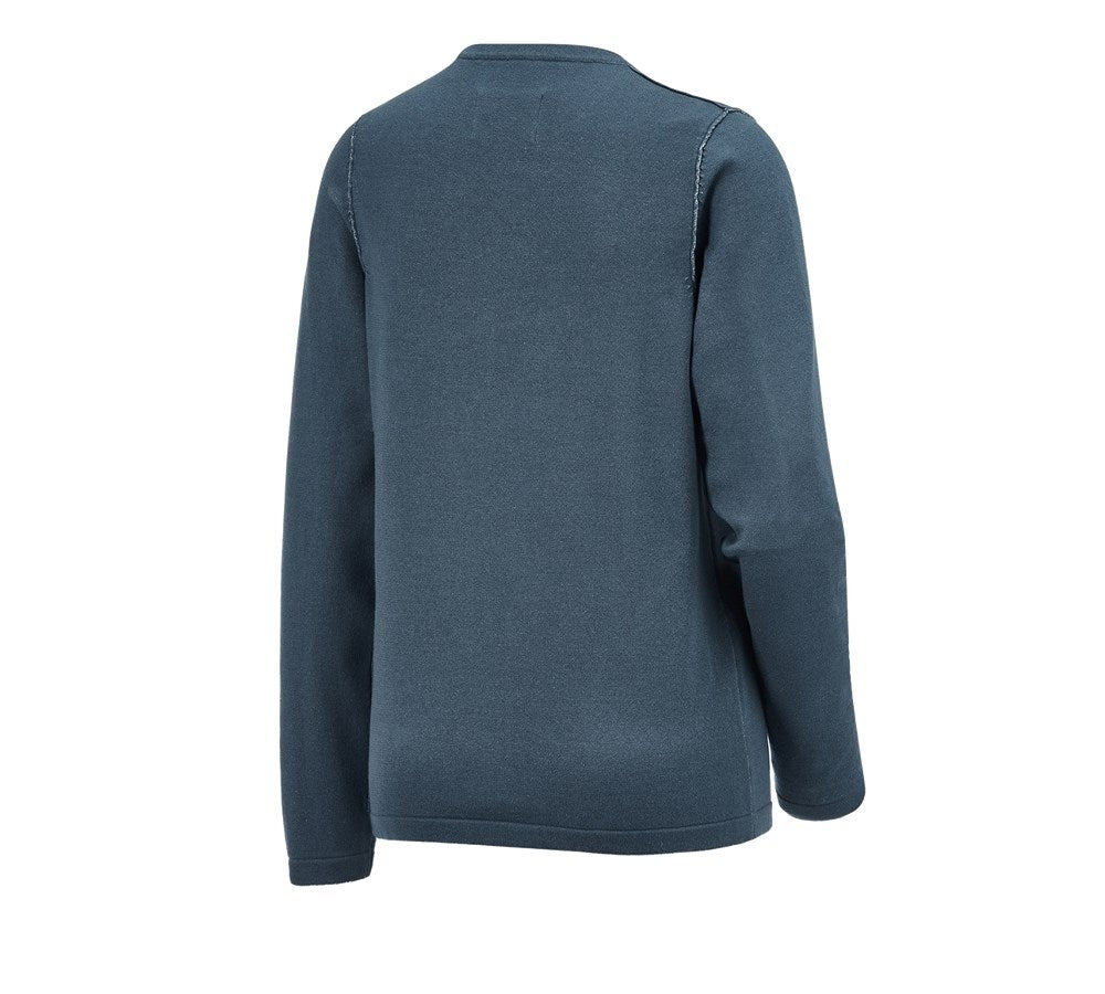 Secondary image Knitted pullover e.s.iconic, ladies' oxidblue