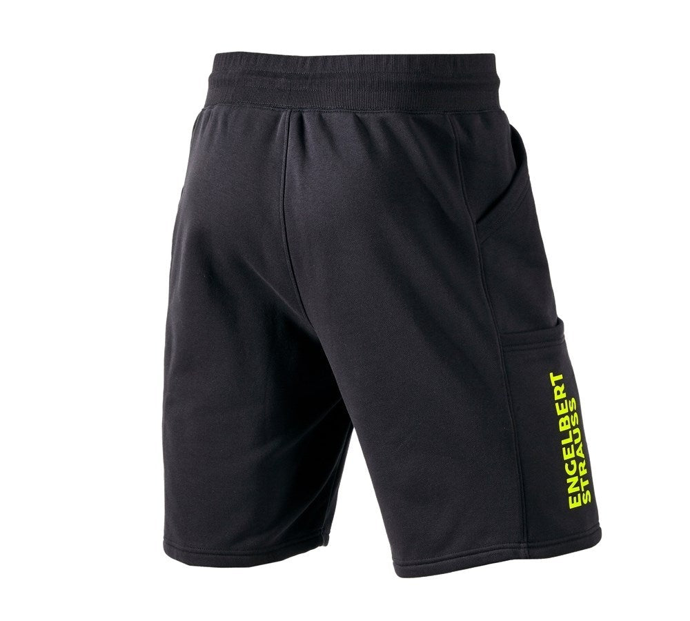 Secondary image Sweat short e.s.trail black/acid yellow